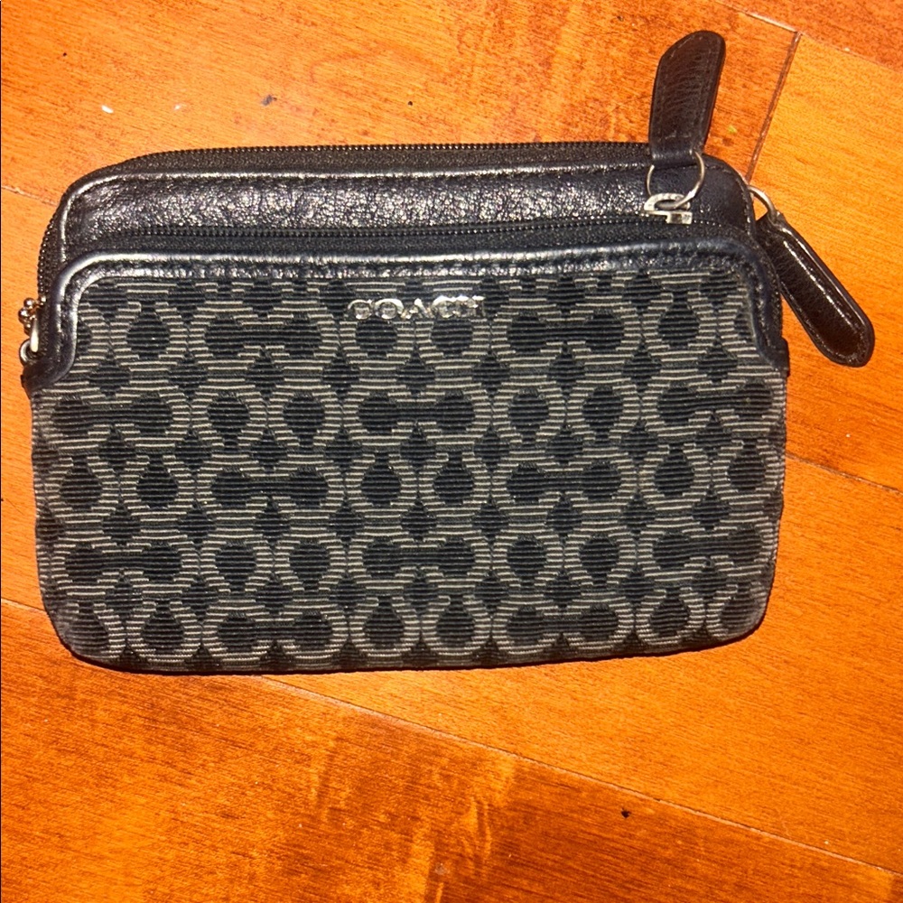 Coach Black Clutch/Wallet